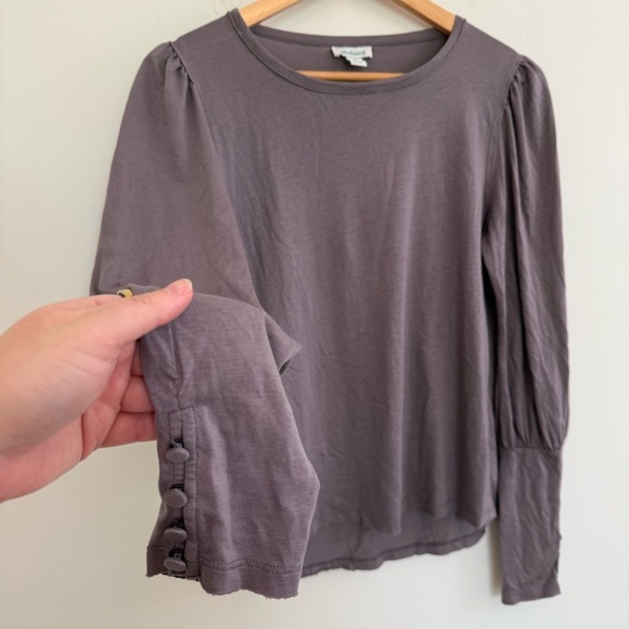 Sundance Sundance Caylen Tee Bishop Long Sleeve Size Small Cotton Blend Boho - Picture 2 of 9